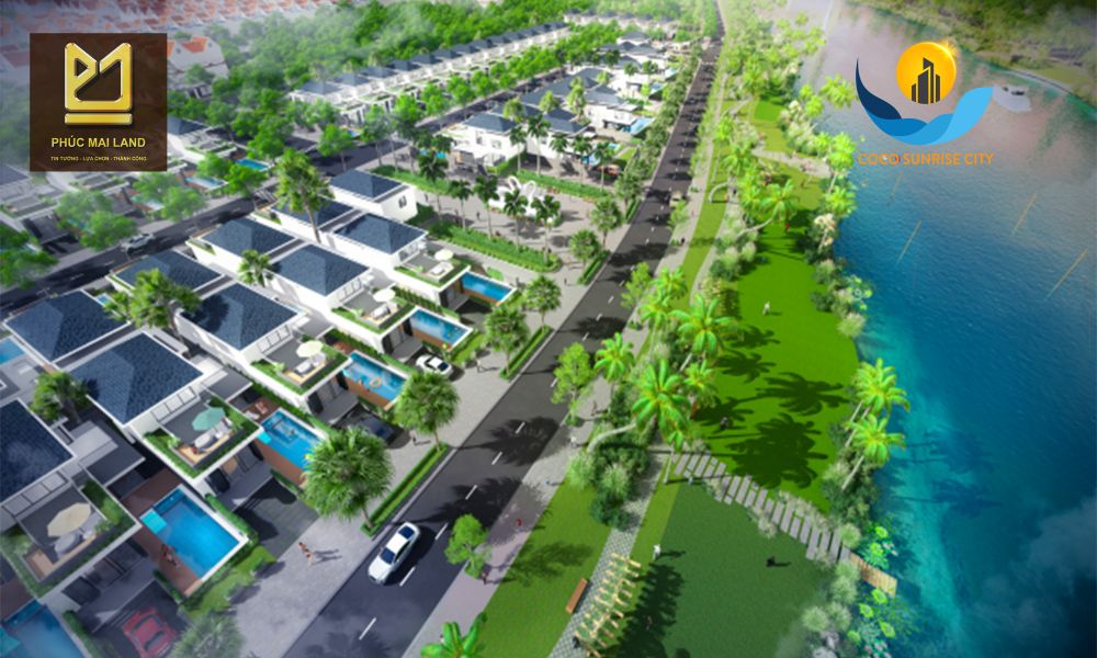 Phối cảnh công viên dự án khu đô thị Coco Sunrise City Quảng Nam 