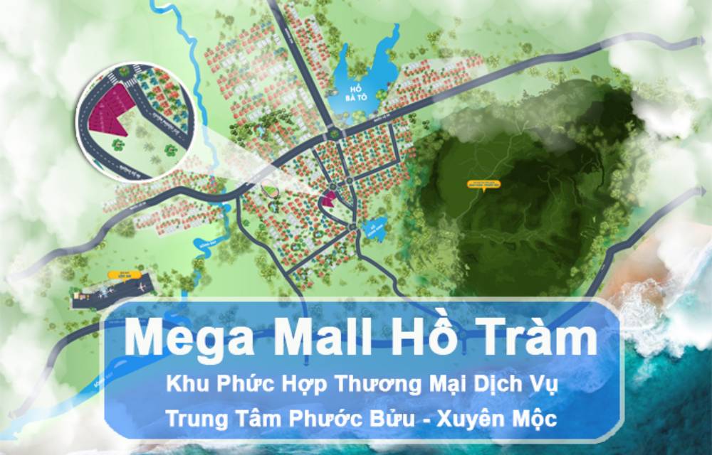 Phối cảnh dự án Mega Mall Hồ Tràm