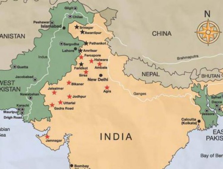 Bản đồ Hành Chính đất Nước Ấn Độ India Map Khổ Lớn Năm 2024