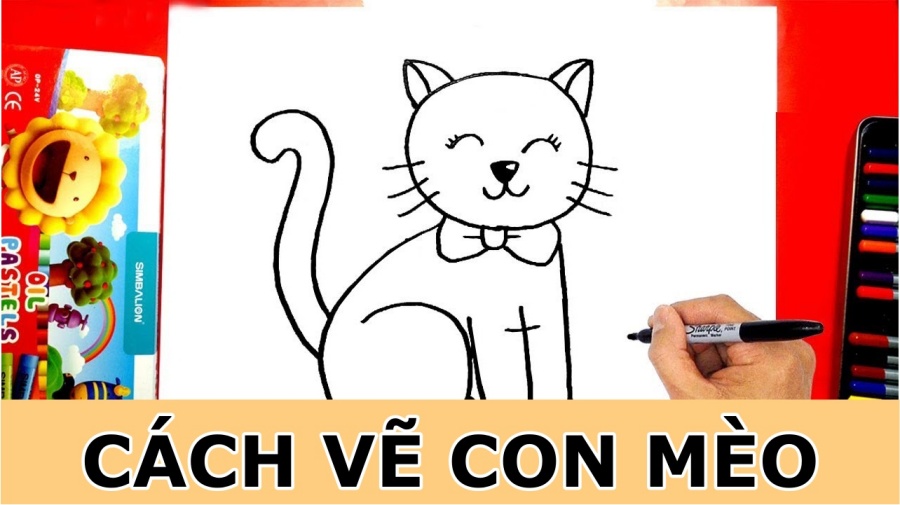 Hướng dẫn cách vẽ con mèo đơn giản nhất chuyên nghiệp và dễ dàng cho mọi người