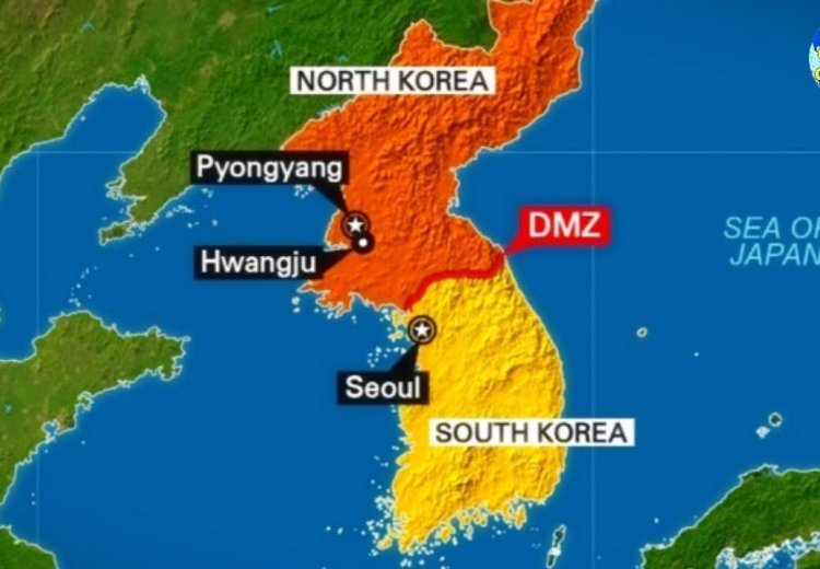 Bản đồ Hàn Quốc (Korea) khổ lớn phóng to năm 2023