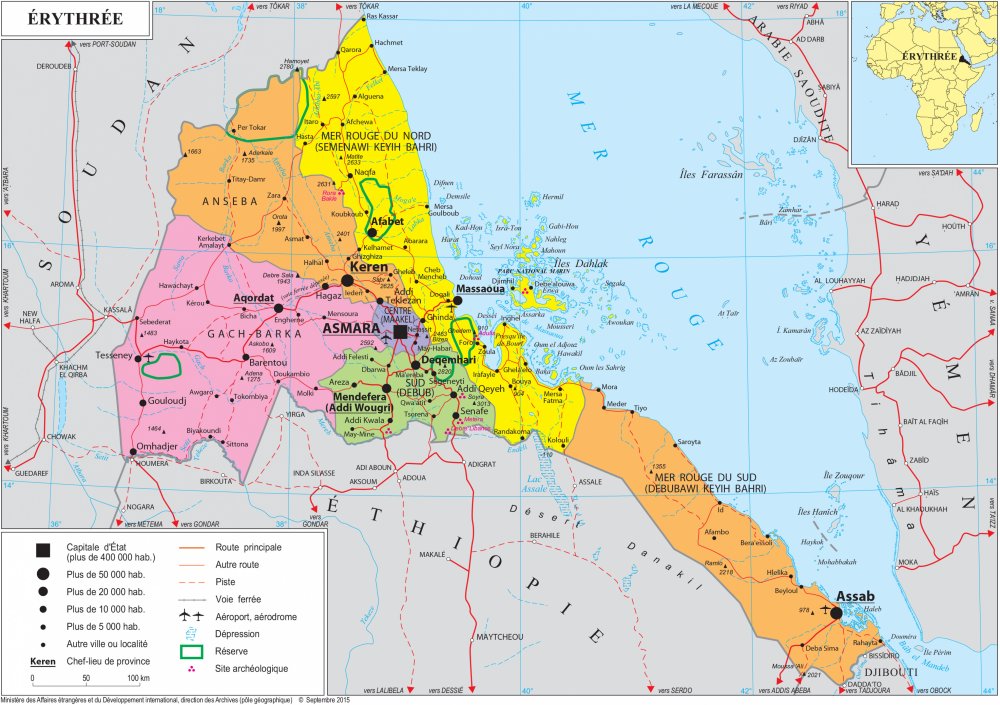 20 Eritrea Map 
