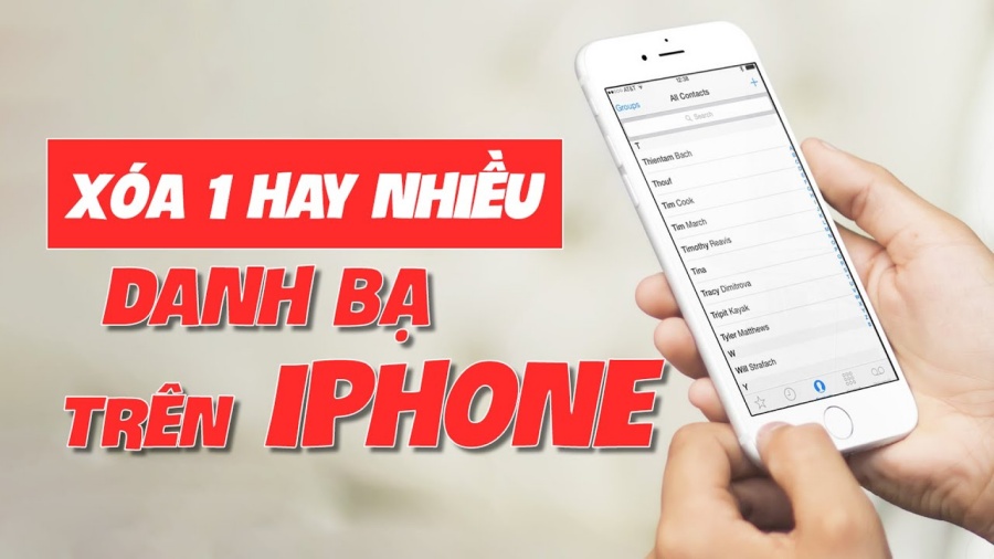 Cách xóa danh bạ trên Iphone trong vòng một nốt nhạc