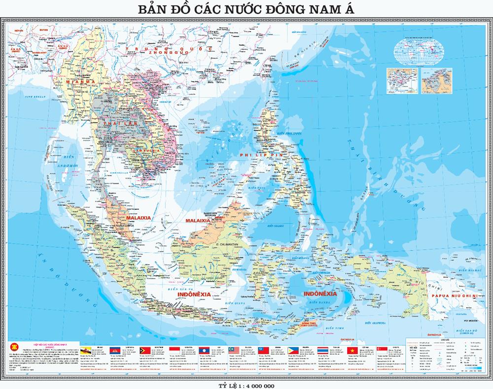 Bản đồ Đông Nam Á: Bản đồ Đông Nam Á cho thấy một khu vực đa dạng về văn hóa, nền kinh tế, và thiên nhiên. Nó được coi là một trung tâm lâu đời của thương mại và giao lưu văn hóa, thu hút hàng triệu du khách đến từ khắp nơi trên thế giới.