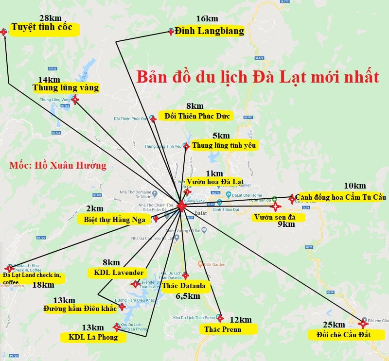 Khám phá bản đồ phường Đà Lạt mới nhất năm 2024 để tìm những điểm du lịch đẹp nhất và những tiện ích hấp dẫn nhất. Hãy đến và trải nghiệm cái nhìn tuyệt vời về phố cổ thương mại, những ngôi nhà cổ kính hoặc những khu vườn hoa đầy màu sắc.