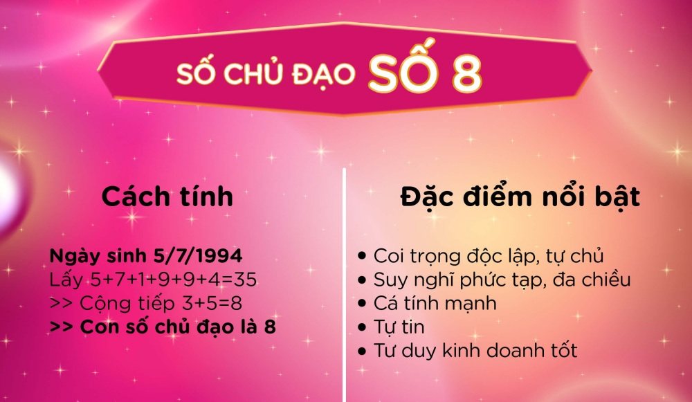 Những nghề nào phù hợp với người mang số 8?
