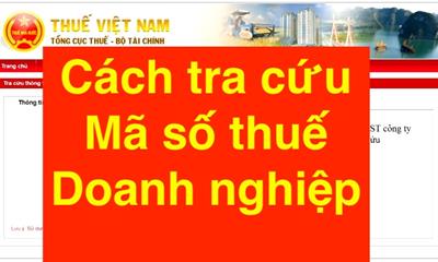 Cách tra cứu mã số thuế doanh nghiệp (công ty) đơn giản