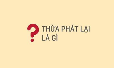 Thừa phát lại là gì? Công việc còn ít người biết đến