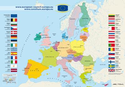 Bản Đồ Châu Âu Khổ Lớn (Europe Map) năm 2022