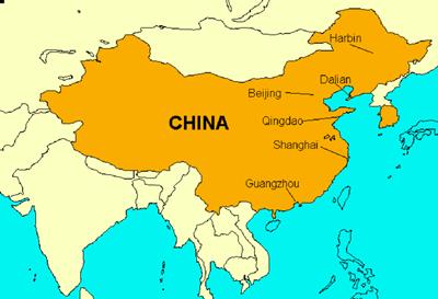 แผนที่ขนาดใหญ่ของจีน (จีน) ในปี 2565