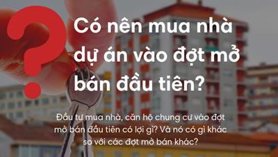 Infographic: Có nên mua dự án bất động sản nhà ở giai đoạn sơ khai?