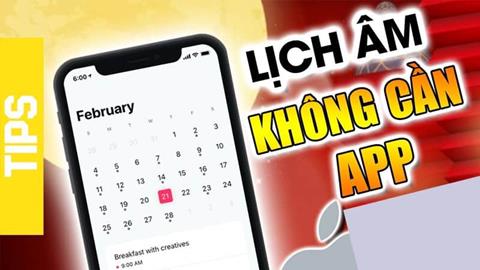 Cách thêm lịch âm trên iPhone đơn giản KHÔNG cần tải ứng dụng thứ 3