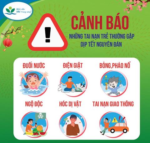 Những tai nạn gây thương tích phổ biến ở trẻ nhỏ vào dịp Tết Nguyên đán