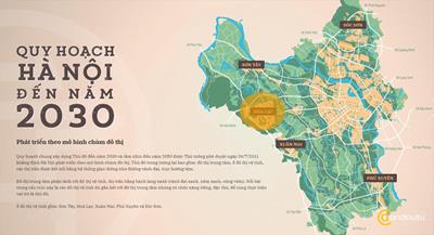 Bản đồ địa giới hành chính Hà Nội khổ lớn đến năm 2022.