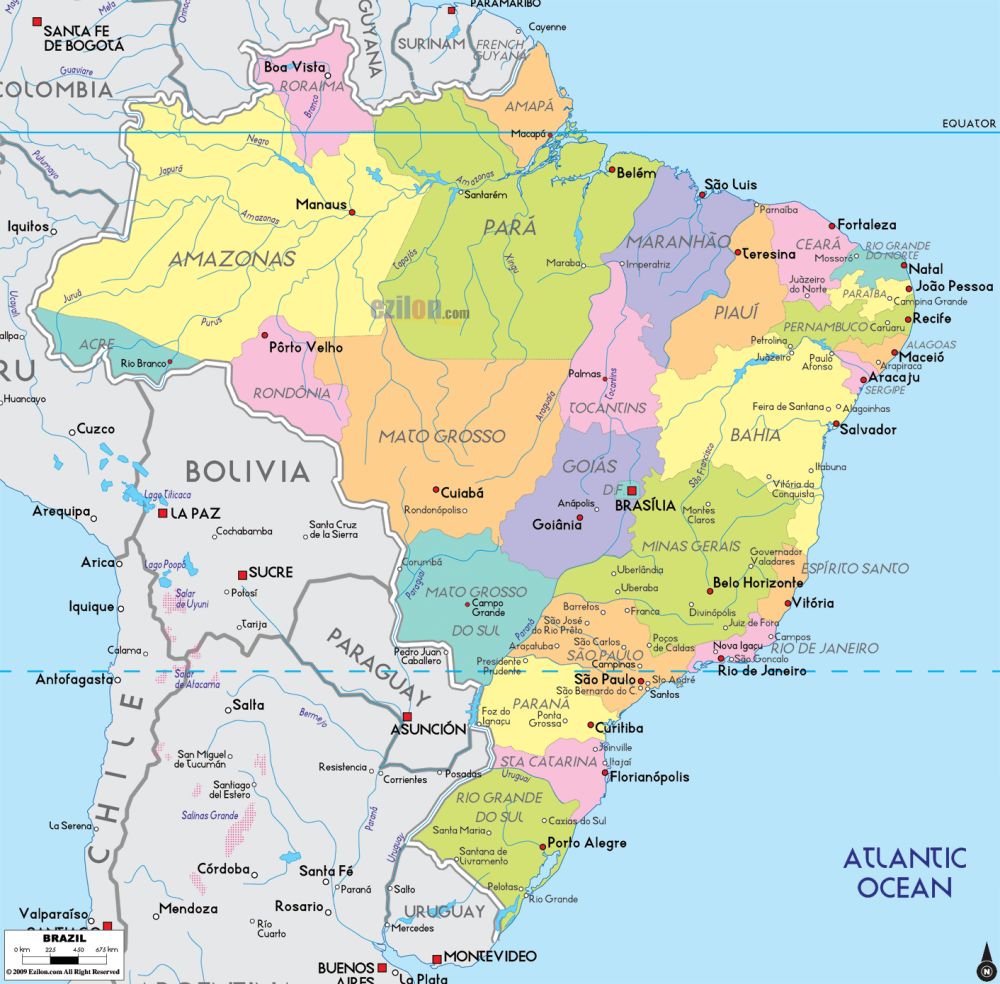 Bản đồ Brazil năm 2024 đã được cập nhật với những sự thay đổi mới nhất, khiến cho việc khám phá quốc gia Nam Mỹ này trở nên hấp dẫn hơn bao giờ hết. Xem bản đồ để tìm hiểu thêm về sự đa dạng văn hóa và thiên nhiên tuyệt vời của Brazil.