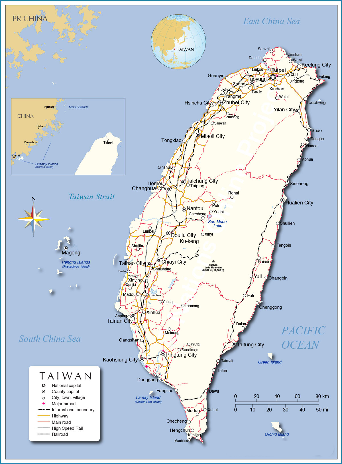 Bản đồ Đài Loan phóng to năm 2024 giúp bạn nhìn rõ từng chi tiết của đất nước này. Với độ phân giải cao, bạn có thể khám phá Đài Loan như thể chính bạn đang ở đó.