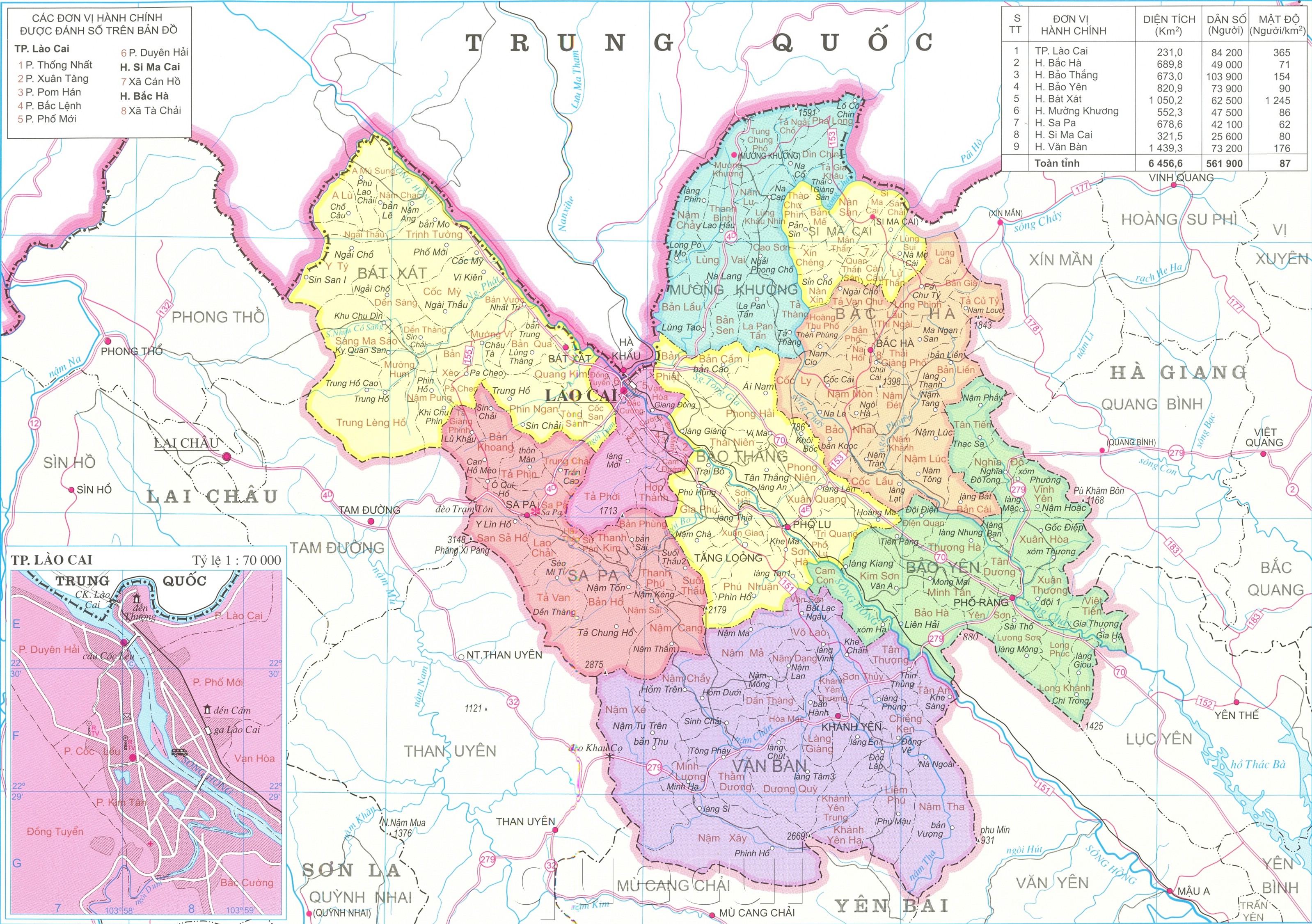 Bản đồ hành chính tỉnh Lào Cai năm 2024: Tại năm 2024, bản đồ hành chính tỉnh Lào Cai sẽ cập nhật đầy đủ những thay đổi mới về địa giới hành chính, giúp cho quản lý và phát triển địa phương trở nên hiệu quả hơn.