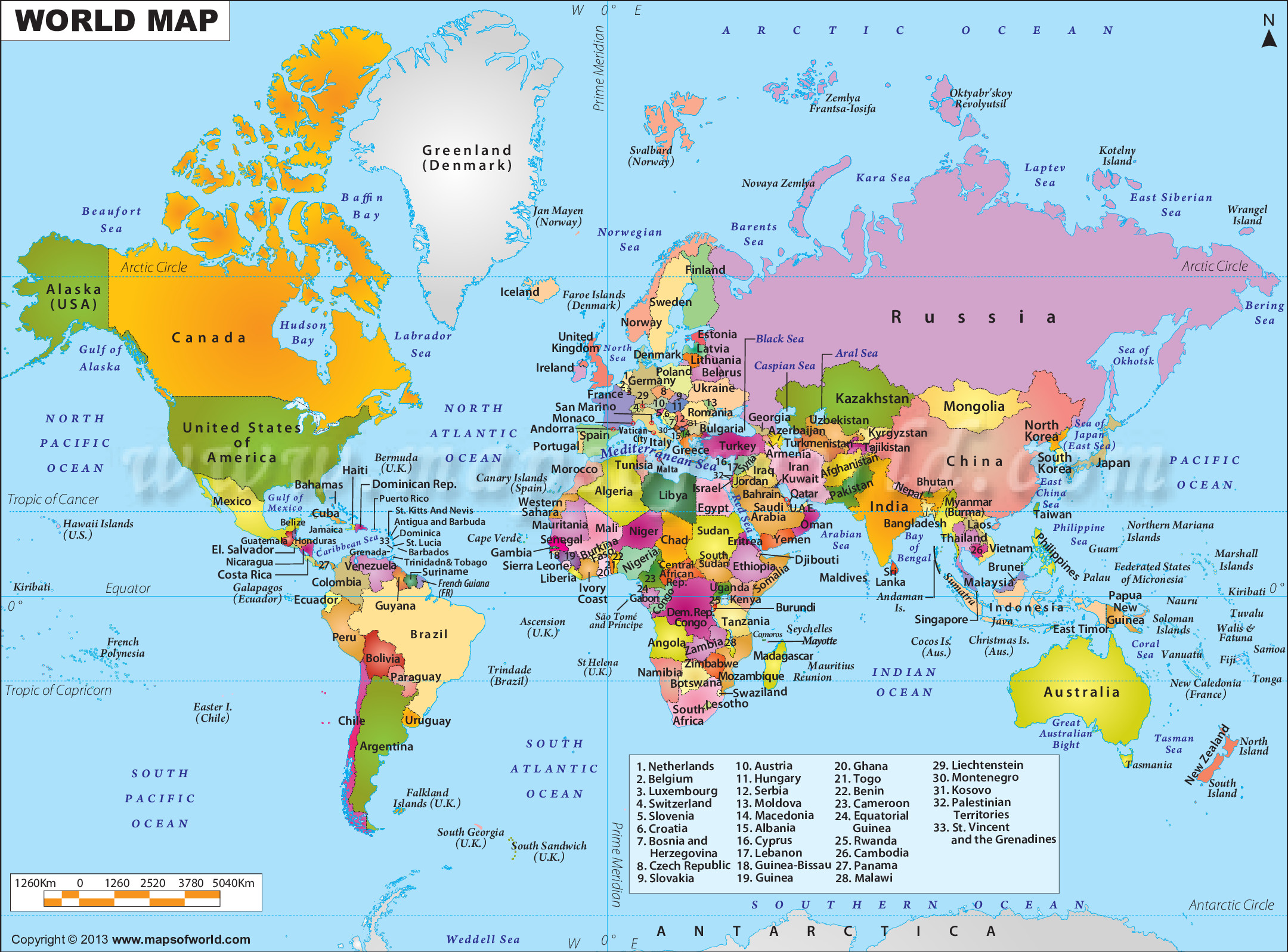 Những điều cần biết về bản đồ thế giới mới nhất để bạn cập nhật mới nhất