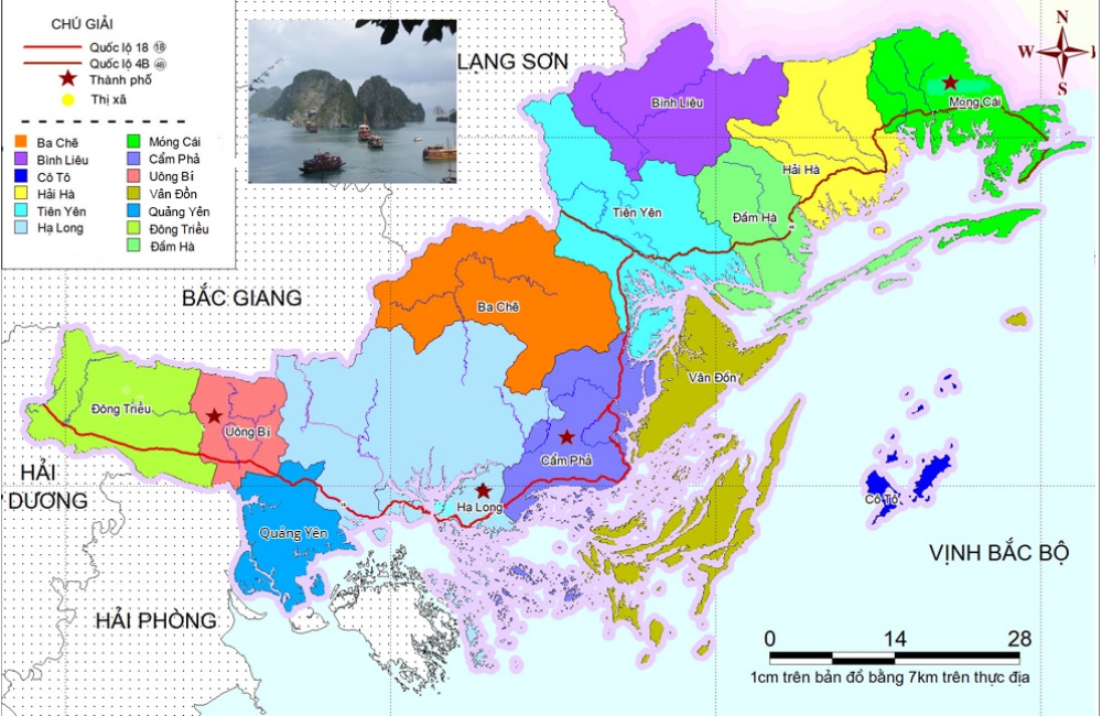 Bản đồ Quảng Ninh được cập nhật mới nhất cho năm 2024 với thông tin chi tiết về các điểm du lịch, địa điểm ăn uống, khách sạn và trường học. Bạn sẽ dễ dàng tìm ra đường đi đến những địa điểm yêu thích của mình khi sử dụng bản đồ này.