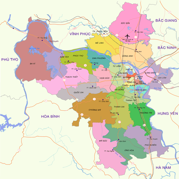 Năm 2024, bản đồ hành chính các quận TP Hà Nội sẽ mang lại cho bạn cái nhìn toàn diện về sự phát triển đô thị của Thủ đô. Mở rộng hệ thống giao thông, xây dựng các khu đô thị hiện đại, Hà Nội ngày càng trở nên xanh sạch đẹp hơn.