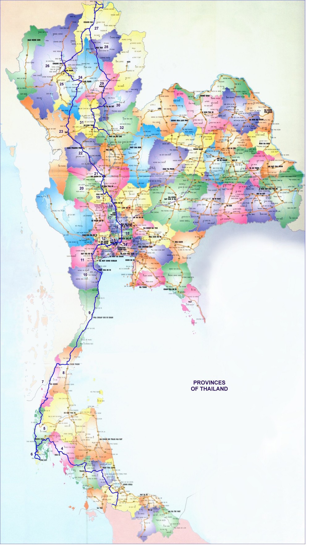 Bản đồ hành chính Thái Lan mới nhất năm 2024 có khổ lớn, giúp cho bạn có thể dễ dàng xem được chi tiết các thông tin như hành chính, địa lý và khu vực trên toàn quốc. Bạn có thể treo tường hoặc dán trên tường để sử dụng một cách thuận tiện và đẹp mắt. Hãy xem hình ảnh liên quan để tìm hiểu về bản đồ này nhé!