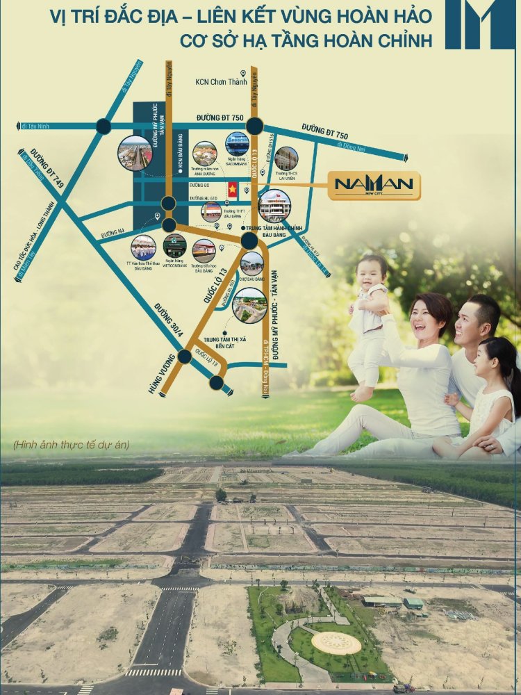 Vị trí dự án Nam An New City