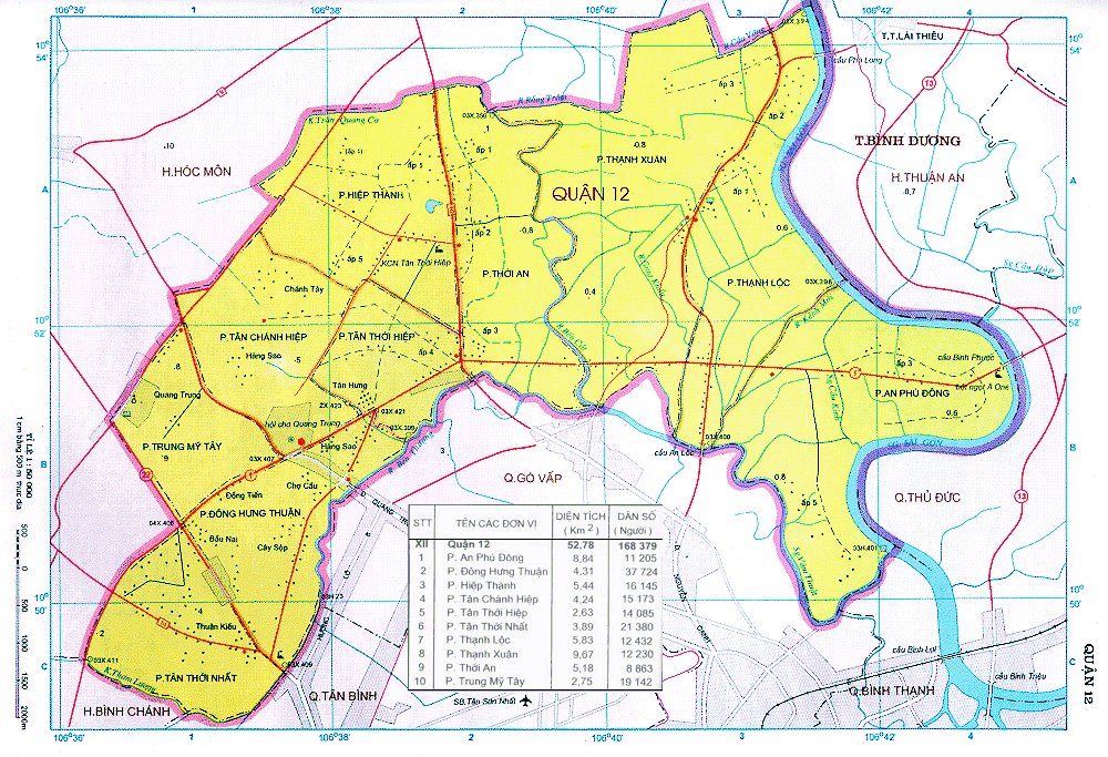 Bản đồ hành chính quận 12: Bạn đang tìm kiếm thông tin về hành chính quận 12? Hãy truy cập vào Bản đồ hành chính quận 12 để tìm hiểu về vị trí của các địa điểm quan trọng và tìm kiếm thuận tiện hơn khi di chuyển trong khu vực này.