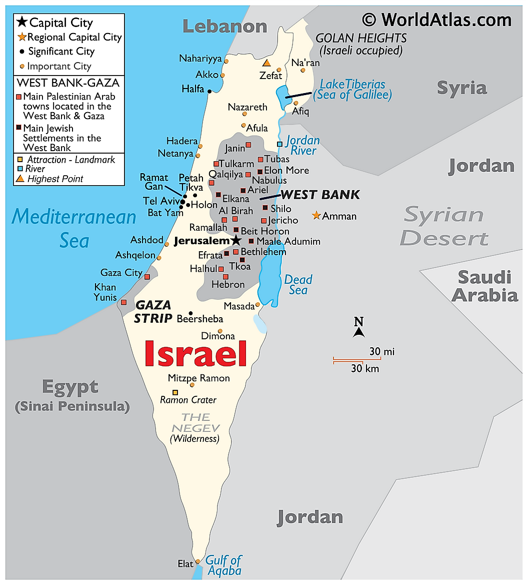 Bản đồ hành chính của Israel gồm 6 khu vực và 74 quận, tất cả đều có sự phát triển vượt bậc về kinh tế và văn hóa. Mỗi khu vực có nét đẹp riêng và đặc trưng. Hãy xem hình ảnh bản đồ hành chính để hiểu rõ hơn về sự phát triển thần tốc của Israel.