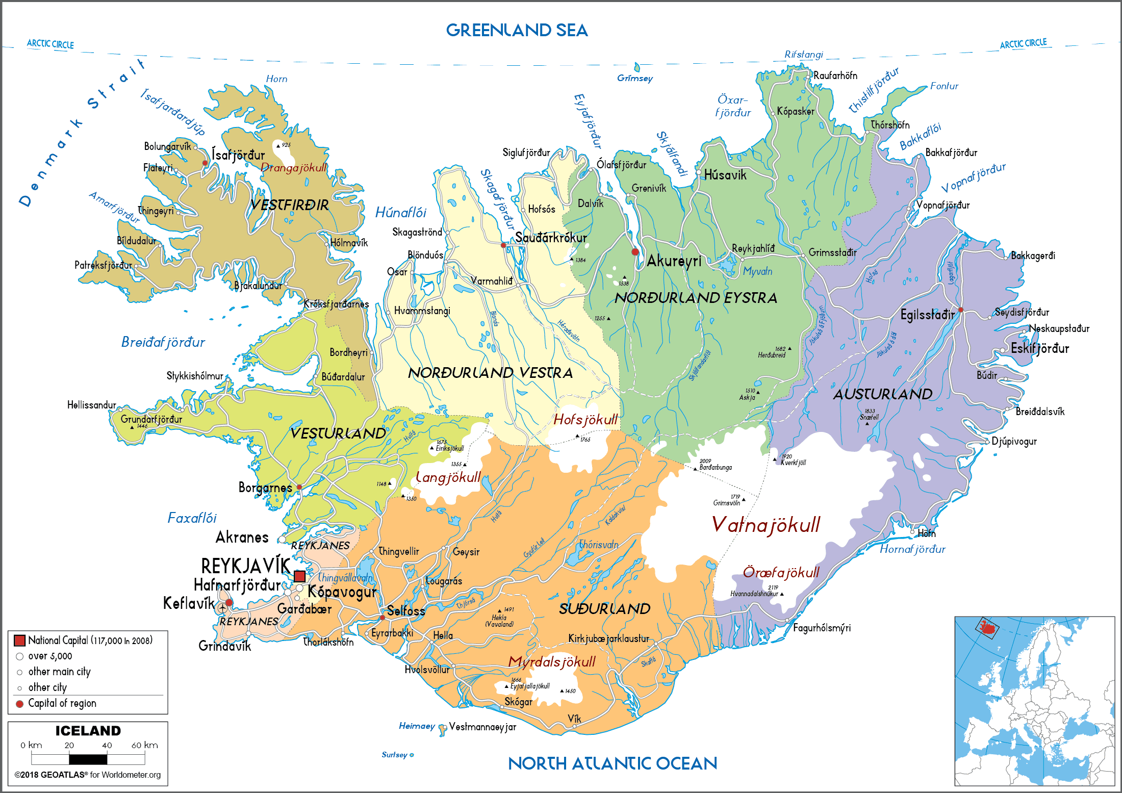 19150051 2 Iceland Map 