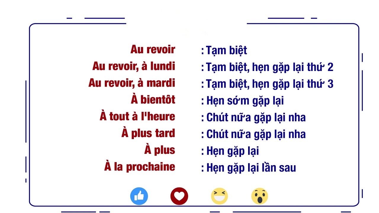 Những cách nói xin chào tiếng Pháp phổ biến bạn nên học - TH Điện ...