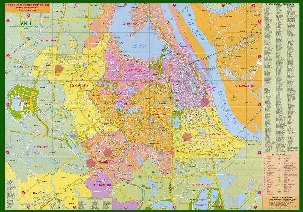 Hà Nội đang trưởng thành và phát triển, bản đồ hành chính quận Hà Nội năm 2024 sẽ giúp các bạn có cái nhìn tổng quan và cụ thể nhất về một trong những thành phố được đánh giá cao nhất khu vực Đông Nam Á. Cùng khám phá và tự hào về một Thủ đô ngày càng đẹp và phát triển.