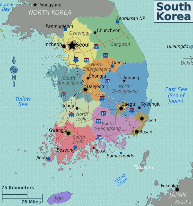 Bản đồ Hàn Quốc sẽ được phóng to khổ lớn tại năm 2024, cho bạn cơ hội chiêm ngưỡng đất nước Hàn Quốc rõ nét và chi tiết hơn bao giờ hết. Hãy đến ngay để khám phá bản đồ Hàn Quốc 2024.