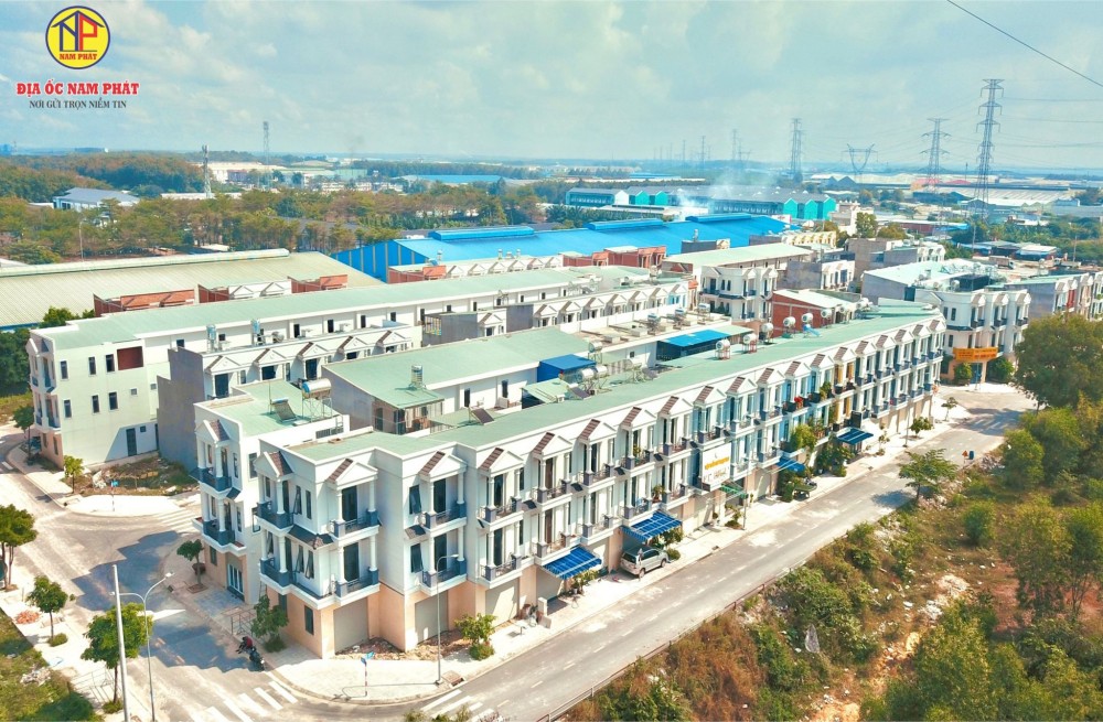 Hiện trạng tiến độ dự án nhà phố Kim Kim Trần tại Tân Uyên